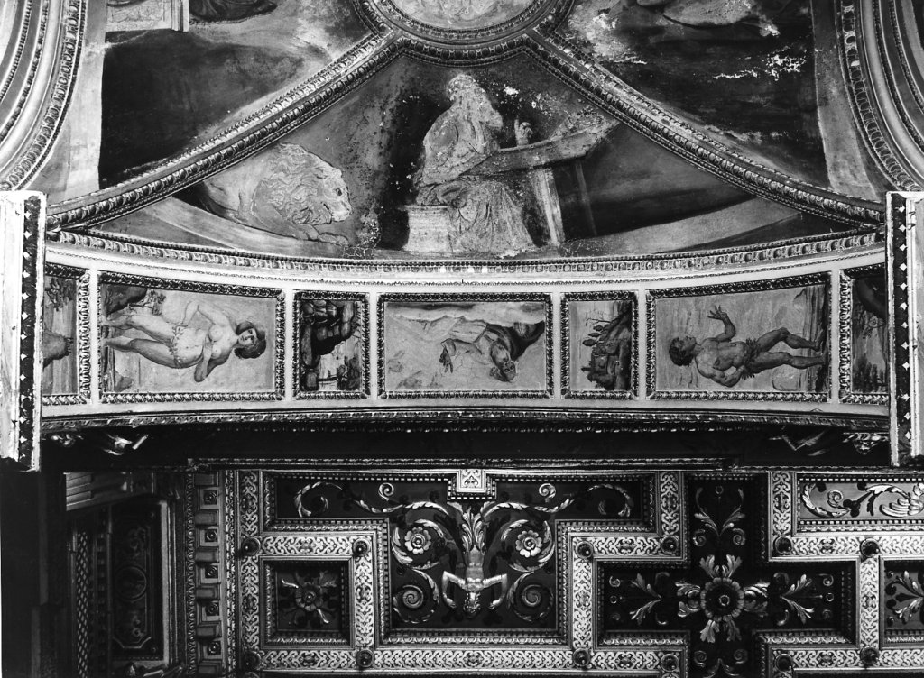 Dio, Adamo ed Eva (dipinto) di Melozzo da Forl&igrave; (attribuito) (fine/inizio